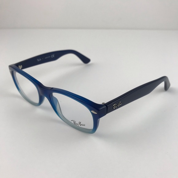 blue ray ban prescription glasses